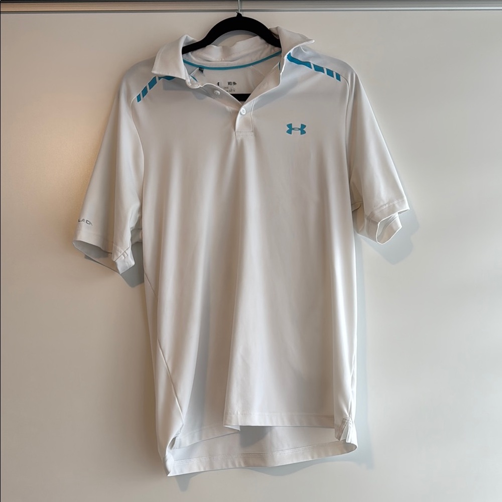 Under Armour Men's White Polo Shirt
